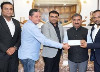 हिमाचल प्रदेश के आपदा पीड़ितों की मदद के लिए द हंस फाउंडेशन ने बढ़ाया हाथ, मुख्यमंत्री राहत कोष में प्रदान की पांच करोड़ रुपये सहायता राशि Hans Foundation extended a helping hand to the disaster victims