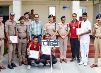 22वीं अंतर जनपदीय वाहिनी पुलिस कुश्ती क्लस्टर प्रतियोगिता में पौड़ी पुलिस का उत्कृष्ठ प्रदर्शन Inter-District Police Wrestling Cluster Competition-2023