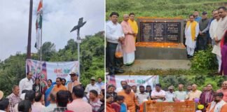 मेरी माटी मेरा देश कार्यक्रमः पूर्व CDS शहीद बिपिन रावत के गांव ‘सैण’ पहुंचे धन सिंह रावत, शहादत को नमन कर आंगन से उठाई मिट्टी Meri Mati Mera Desh CDS martyr Vipin Rawat's village
