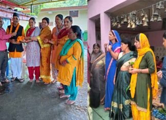 सावन के आखिरी सोमवार को सिद्धपीठ थानेश्वर महादेव में जलाभिषेक को उमड़े श्रद्धालु Thaneshwar Mahadev mandir