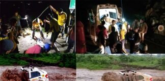 कोटद्वार में भारी बारिश से मालन नदी में फंसे 16 लोगों को SDRF ने किया रेस्क्यू, गदेरे में बही कार, अंदर बैठे लोगों ने कूदकर बचाई जान car drifted in gadere in kotdwar