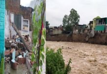 कोटद्वार में खोह नदी ने मचाई भारी तबाही, कई मकान नदी में समाये, सैकड़ों लोगों हुए बेघर Khoh river huge devastation in Kotdwar