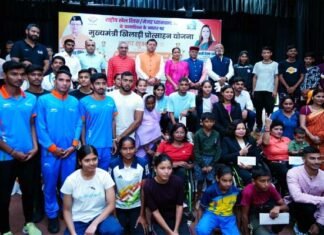 National Sports Day 2023: सीएम धामी ने ‘मुख्यमंत्री खिलाड़ी प्रोत्साहन योजना’ का किया शुभारंभ, प्रदेश के पदक विजेता खिलाड़ियों को किया सम्मानित, की कई घोषणाएं mukhyamantri-udiyaman-khiladi-unnayan-yojana