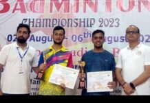 रेनबो स्कूल श्रीनगर के छात्र प्रेरित और शुभम ममगाईं का स्टेट रैंकिंग बैडमिंटन प्रतियोगिता में शानदार प्रदर्शन, ईस्ट जोन के लिए हुआ चयन uttarakhand state badminton=championship-prerit-and Shubham Mamgain