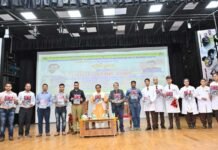 श्रीनगर के गहड़ में बनाया जायेगा नर्सिंग कालेज, स्वास्थ्य मंत्री ने मेडिकल कॉलेज में किया क्रिटिकल यूनिट का भूमि पूजन, न्यूज लेटर बुरांश का विमोचन Nursing college in Srinagar's Gahad