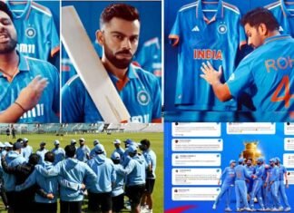 वर्ल्ड कप 2023 के लिए टीम इंडिया की नई हुई जर्सी लॉन्च, ये हुए बदलाव Team India new jersey launched for World Cup 2023