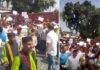 देहरादून की सड़कों पर उमड़ा प्रदेशभर के शिक्षकों का हुजूम Crowd of teachers gathered on Dehradun