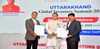 Global Investors Summit 2023: सीएम धामी ने दिल्ली में किया रोड शो, JSW Neo Energy के साथ किया 15 हजार करोड़ का एमओयू साइन Global Investors Summit 2023 uttarakhand