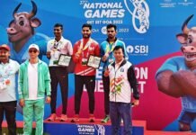 Goa National Games 2023: सूरज पंवार ने गोवा नेशनल गेम्स में उत्तराखंड के लिए जीता गोल्ड मेडल, महाराष्ट्र टॉप पर, देखें पदक तालिका Goa National Games 2023 Suraj Panwar won gold medal
