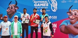 Goa National Games 2023: सूरज पंवार ने गोवा नेशनल गेम्स में उत्तराखंड के लिए जीता गोल्ड मेडल, महाराष्ट्र टॉप पर, देखें पदक तालिका Goa National Games 2023 Suraj Panwar won gold medal