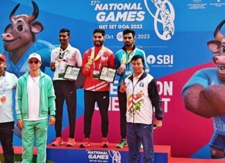Goa National Games 2023: सूरज पंवार ने गोवा नेशनल गेम्स में उत्तराखंड के लिए जीता गोल्ड मेडल, महाराष्ट्र टॉप पर, देखें पदक तालिका Goa National Games 2023 Suraj Panwar won gold medal