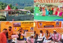 कल्जीखाल के ग्राम फल्दा में आयोजित तीन दिवसीय मां बाला सुन्दरी की मूर्ति प्राण प्रतिष्ठा विशाल भंडारे के साथ हुई संपन्न