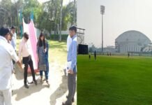 ग्रेटर नोएडा में संतोष ट्रॉफी फुटबॉल टूर्नामेंट की तैयारी जोरों पर, सिटी पार्क में लगेंगी लो हाइट की स्ट्रीट लाइटें, एसीईओ मेधा रूपम ने किया निरीक्षण Santosh Trophy football tournament in full swing in Greater Noida