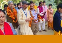 सिद्धपीठ मां भुवनेश्वरी में 10 दिवसीय महामहोत्सव का हुआ शुभारंभ, मंदिर में प्रथम नवरात्र पर मां शैलपुत्री की हुई पूजा Siddhapeeth Maa Bhuvaneshwari