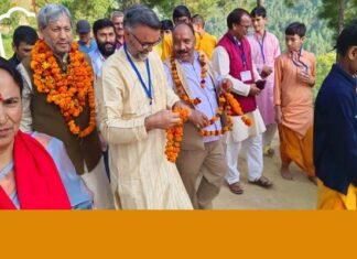 सिद्धपीठ मां भुवनेश्वरी में 10 दिवसीय महामहोत्सव का हुआ शुभारंभ, मंदिर में प्रथम नवरात्र पर मां शैलपुत्री की हुई पूजा Siddhapeeth Maa Bhuvaneshwari