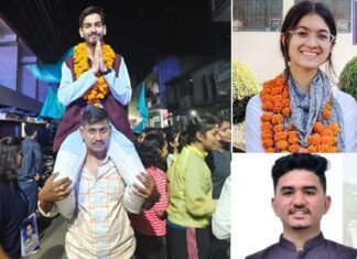 गढ़वाल विश्वविद्यालय बिड़ला परिसर श्रीनगर के छात्र संघ अध्यक्ष बने सुधांशु, महासचिव बनी आंचल राणा Sudhanshu becomes student union president of Birla campus Srinagar