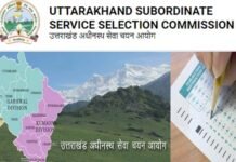 सरकारी नौकरी: उत्तराखंड में समूह ग के 229 पदों के लिए निकली भर्ती UTTARAKHAND SUBORDINATE SERVICE SELECTION COMMISSION