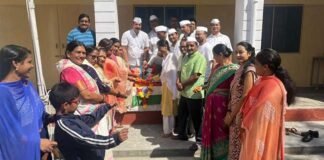 राष्ट्रपिता महात्मा गांधी एवं पूर्व प्रधानमंत्री स्व. लाल बहादुर शास्त्री की जयंती धूमधाम से मनाई Celebrated the birth anniversary of Mahatma Gandhi and Lal Bahadur Shastri