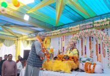 विकासखंड कल्जीखाल के ग्राम चोपड़ा में आयोजित श्रीमद् भागवत ज्ञान यज्ञ कथा में पांचवें दिन भी रही भारी भीड़ Shrimad Bhagwat Katha organized in Chopra.