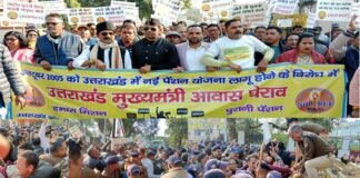 पुरानी पेंशन बहाली की मांग को लेकर कर्मचारियों ने देहरादून में किया सीएम आवास कूच, पुलिस से हुई तीखी नोकझोंक
