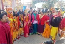 अयोध्या में राम मंदिर प्राण प्रतिष्ठा के अवसर कल्जीखाल ब्लॉक के मंदिरों में उमड़ी भक्तों की भारी भीड़