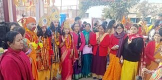 अयोध्या में राम मंदिर प्राण प्रतिष्ठा के अवसर कल्जीखाल ब्लॉक के मंदिरों में उमड़ी भक्तों की भारी भीड़