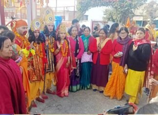 अयोध्या में राम मंदिर प्राण प्रतिष्ठा के अवसर कल्जीखाल ब्लॉक के मंदिरों में उमड़ी भक्तों की भारी भीड़