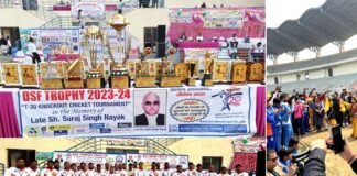 डीएसएफ ट्रॉफी टी-20 नॉकआउट क्रिकेट टूर्नामेंट का रंगारंग आगाज, उत्तराखंड की 32 टीमें ले रही हैं भाग, उद्घाटन मैच में YIPL की D COMPANY पर शानदार जीत DSF Trophy T-20 Knockout Cricket Tournament