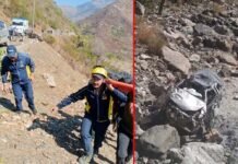 उत्तराखंड में बड़ा सड़क हादसा, 800 मीटर गहरी खाई में गिरी ऑल्टो कार, दो बच्चों समेत 6 लोगों की मौत