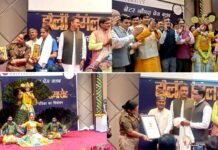 ग्रेटर नोएडा प्रेस क्लब ने धूमधाम से मनाया होली मिलन समारोह, उत्कृष्ट कार्य करने वाली हस्तियों को किया सम्मानित, वार्षिक पत्रिका “शब्द मधु” का हुआ विमोचन