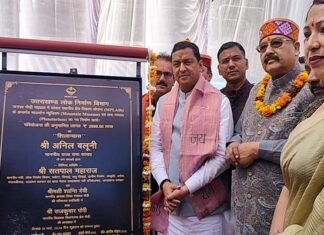 भाजपा प्रत्याशी अनिल बलूनी ने पौड़ी में तारामंडल व माउंटेन म्यूजियम का किया शिलान्यास