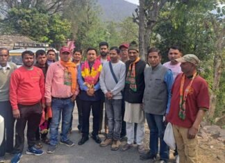 द्वारीखाल ब्लॉक प्रमुख महेंद्र राणा ने बीजेपी प्रत्याशी अनिल बलूनी के पक्ष में मतदान करने की अपील की