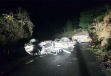 पौड़ी गढ़वाल: मैक्स वाहन दुर्घटनाग्रस्त, दुखद हादसे में दो लोगों की मौत