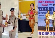 उत्तराखंड पुलिस महिला कांस्टेबल पूजा भट्ट ने बॉडी बिल्डिंग फेडरेशन कप में जीता कांस्य पदक, एसएसपी ने किया सम्मानित constable Pooja Bhatt won bronze medal in body building