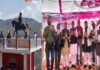 वीर पुरिया नैथानी की प्रतिमा, अनावरण के बाद आम जनता के दर्शनार्थ समर्पित, वीर पुरिया स्मारक स्थल पर हुआ भव्य महोत्सव का आयोजन