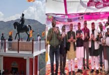 वीर पुरिया नैथानी की प्रतिमा, अनावरण के बाद आम जनता के दर्शनार्थ समर्पित, वीर पुरिया स्मारक स्थल पर हुआ भव्य महोत्सव का आयोजन