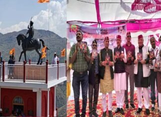 वीर पुरिया नैथानी की प्रतिमा, अनावरण के बाद आम जनता के दर्शनार्थ समर्पित, वीर पुरिया स्मारक स्थल पर हुआ भव्य महोत्सव का आयोजन