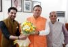 फ़िल्म ‘कर्तम भुगतम’ से बॉलीवुड में डेब्यू करने वाले उत्तराखंड के युवा ऋषभ को सीएम धामी ने दी शुभकामनाएं Kartam Bhugatam Rishabh kohali