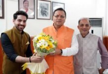 फ़िल्म ‘कर्तम भुगतम’ से बॉलीवुड में डेब्यू करने वाले उत्तराखंड के युवा ऋषभ को सीएम धामी ने दी शुभकामनाएं Kartam Bhugatam Rishabh kohali