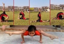 उत्तराखंड की 7 साल की हर्षिका श्रीलंका में योगा कंपटीशन में लेंगीं हिस्सा, हाल ही में ट्रेडिशनल योगा में जीता गोल्ड मैडल