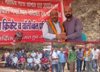 खैरालिंग मेले के तहत शुरू हुई खेल प्रतियोगिताएं, उद्घाटन मैच सकनोली की टीम ने जीता, 16 टीम ले रही हैं भाग