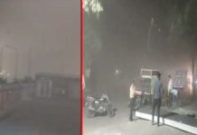 दिल्ली-एनसीआर में अचानक बदला मौसम का मिजाज, तेज हवाओं के साथ चल रही धूल भरी आंधी, शनिवार-रविवार को बारिश की संभावना thunder strom-delhi-ncr