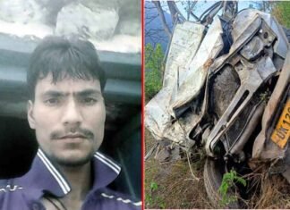 दर्दनाक सड़क हादसा: देवप्रयाग के समीप खाई में गिरा पिकअप वाहन, एक युवक की मौत, एक घायल
