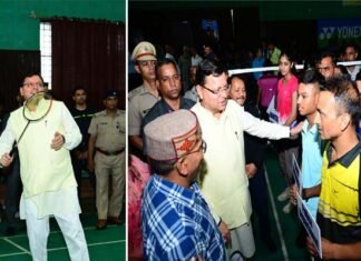 सीएम धामी ने 22वीं उत्तराखण्ड राज्य जूनियर एवं सीनियर बैडमिंटन चैंपियनशिप का किया शुभारंभ 22nd Uttarakhand State Badminton Championship