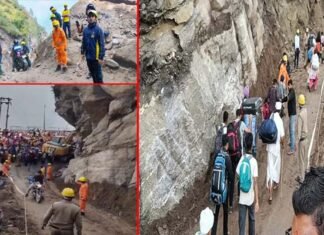 बदरीनाथ हाईवे पर चार दिन बाद दोपहिया वाहनों की आवाजाही शुरू, फंसे हुए तीर्थयात्रियों में से 1500 को निकाला Badrinath-Highway-open-for-vehicle