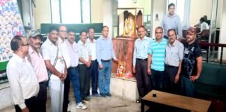 भारतीय मजदूर संघ ने जीएमवीएन में मनाया 70वाँ स्थापना दिवस
