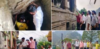 जिलाधिकारी गढ़वाल ने किया ऐतिहासिक स्थल देवलगढ़ का स्थलीय निरीक्षण, देवलगढ़ केव्स (गुफाएं) के नाम से विकसित करने का लिया संकल्प Pauri DM did a field inspection of the historical site Dewalgarh