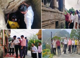 जिलाधिकारी गढ़वाल ने किया ऐतिहासिक स्थल देवलगढ़ का स्थलीय निरीक्षण, देवलगढ़ केव्स (गुफाएं) के नाम से विकसित करने का लिया संकल्प Pauri DM did a field inspection of the historical site Dewalgarh