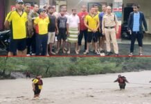 देहरादून गुच्चू पानी के पास टापू में फंसे 10 टूरिस्ट, SDRF ने नदी के तेज बहाव से किया रेस्क्यू Guchu Pani in Dehradun