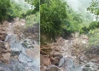 जयहरीखाल के किमार गांव में बादल फटने से जल स्रोत, पाइप लाइन व सड़क क्षतिग्रस्त, बीरोंखाल में भारी बारिश से कई घरों में घुसा मलबा
